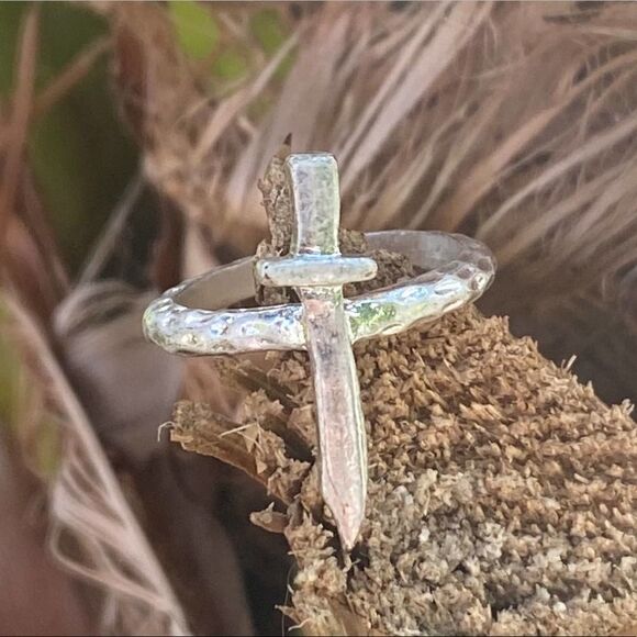 Sterling Silver Plated Renaissance Medieval sword Rings - Picture 6 of 8